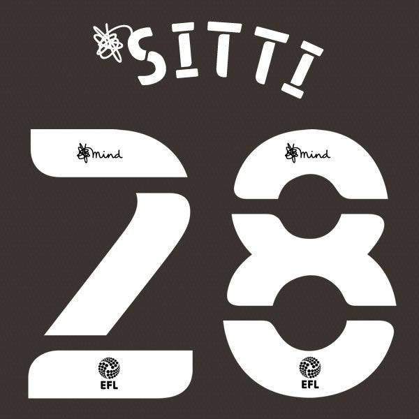 NORWICH 2020 2021 OFFICIAL SITTI 28 3RD PLAYER SIZE NAME SET