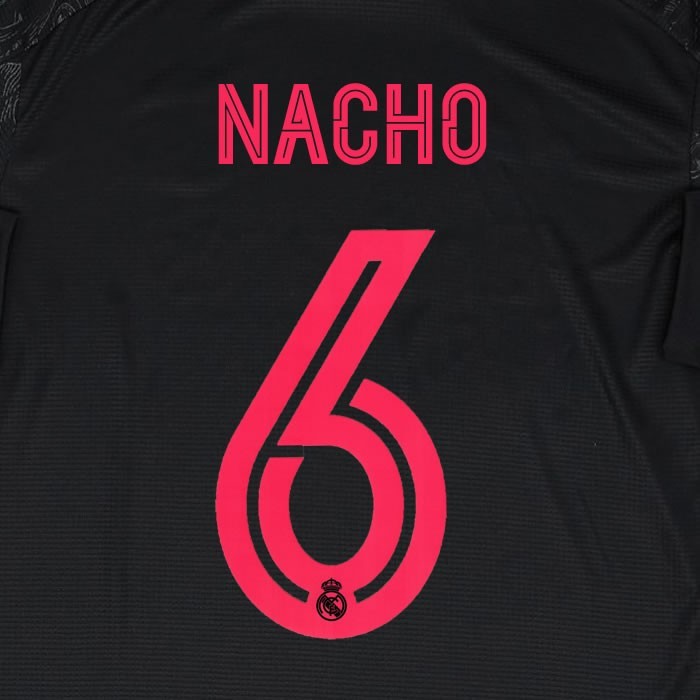 2020 2021 AVERY DENNISON REAL NACHO 6 3RD PINK PLAYER SIZE NAMESET