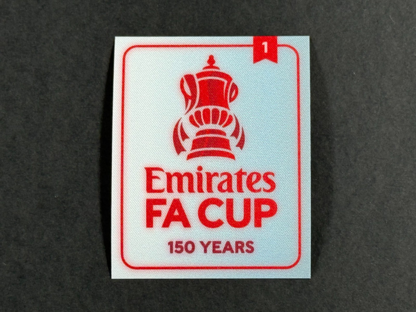 2024 2025 OFFICIAL PLAYER SIZE FA CUP SLEEVE PATCHES - SIZE: 85mm - 67mm