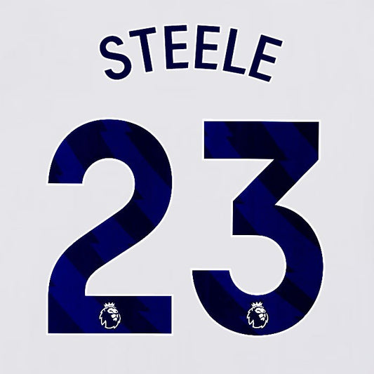 2023 2024 BRIGHTON STEELE 23 OFFICIAL BLUE HOME PLAYER SIZE NAME SET