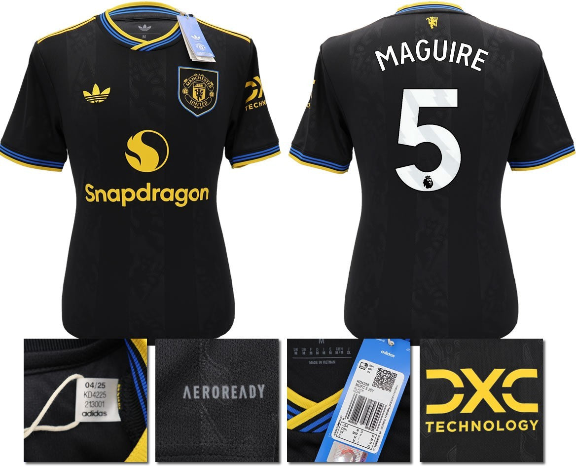 BNWT 2025 2026 MANCHESTER UNITED ADIDAS 3RD SHIRT MAGUIRE 5