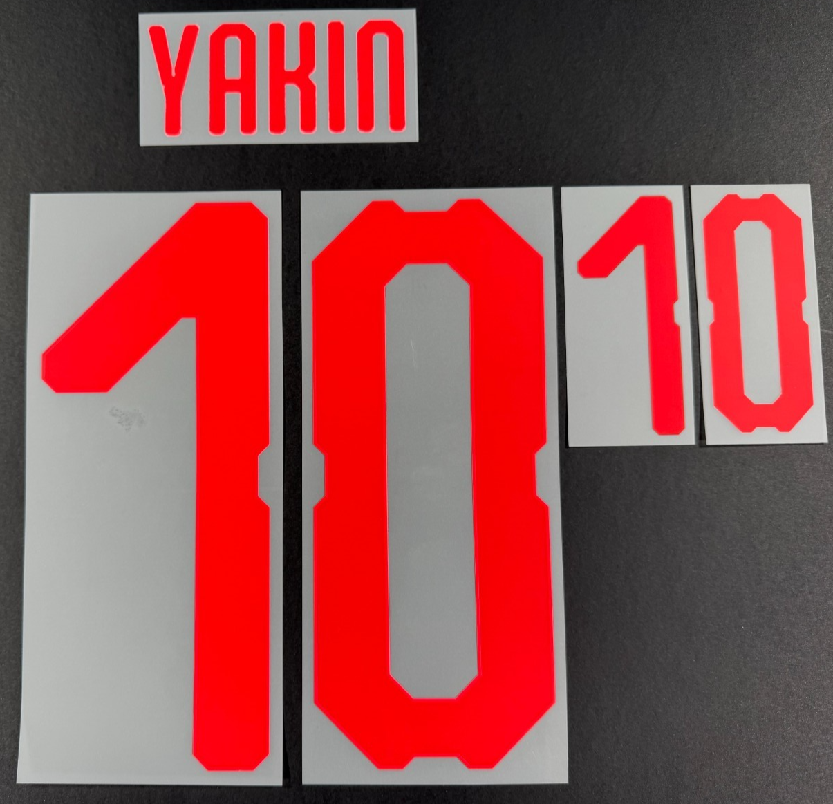 SWITZERLAND 2018 OFFICIAL YAKIN 10 AWAY PLAYER SIZE NAMESET