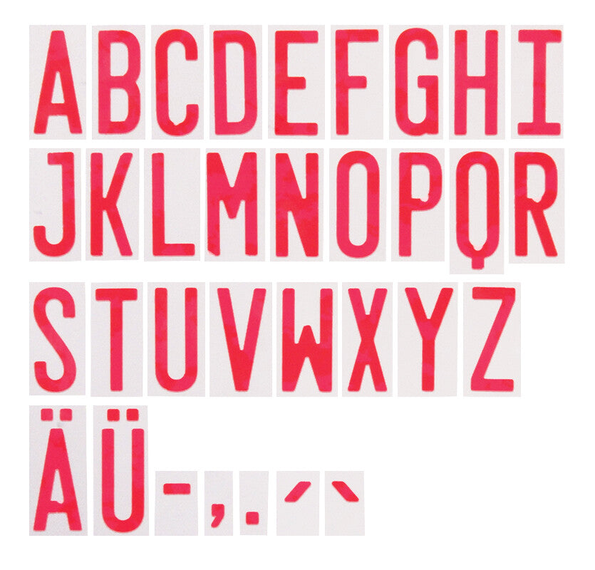 2019 2021 OFFICIAL DEKOGRAPHICS JAPAN HOME RED PLAYER SIZE LETTERS