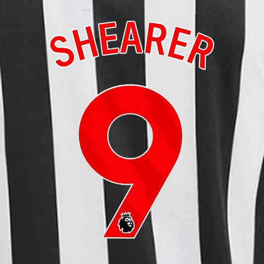 2023 2024 NEWCASTLE SHEARER 9 OFFICIAL RED HOME PLAYER SIZE NAME SET