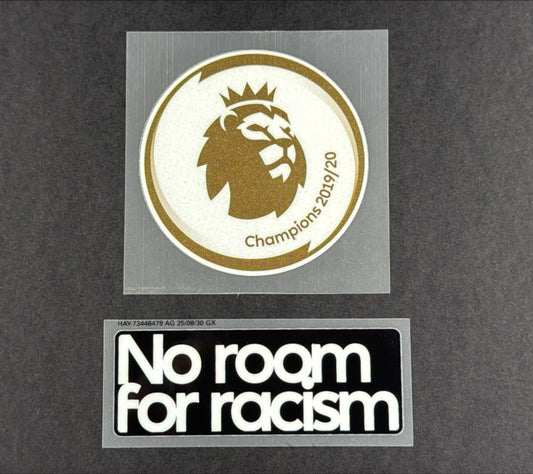 2019 2020 OFFICIAL LIVERPOOL CHAMPIONS PLAYER SIZE SLEEVE PATCH SET 80mm