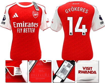BNWT 2025/2026 ARSENAL F.C. ADIDAS HOME SHIRT GYOKERES 14