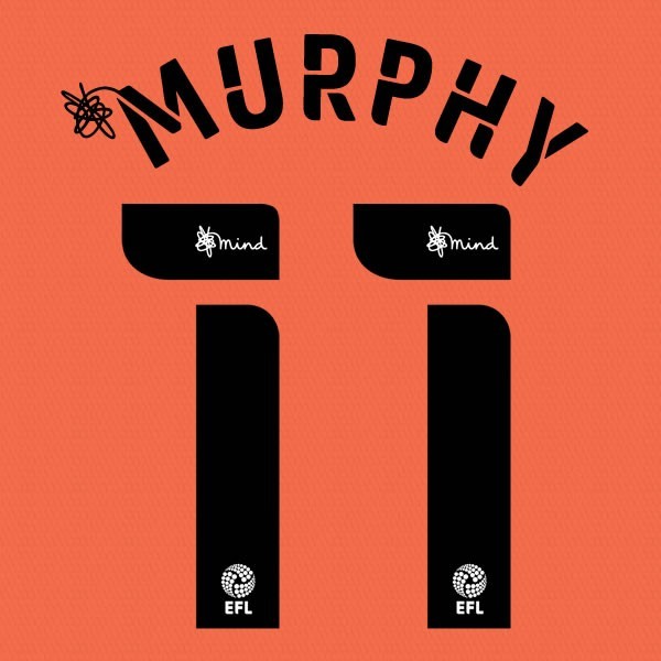 CARDIFF 2020 2021 OFFICIAL MURPHY 11 3RD PLAYER SIZE NAME SET