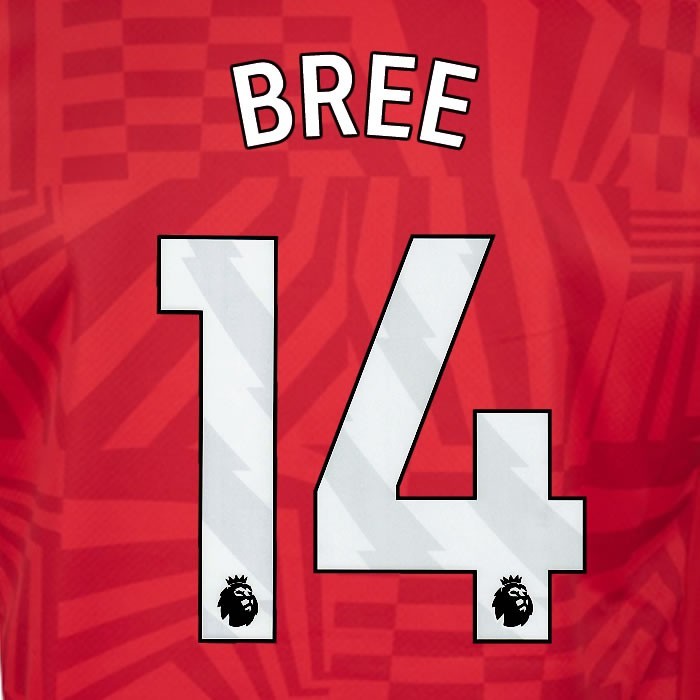 2024 2025 OFFICIAL SOUTHAMPTON BREE 14 WHITE HOME PLAYER SIZE NAME SET
