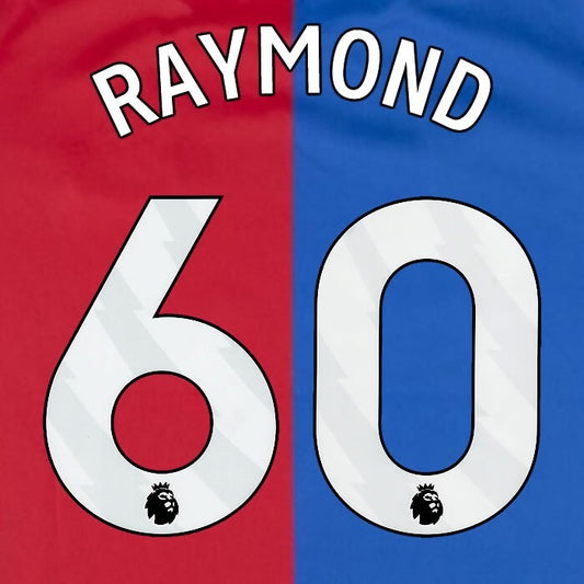 2023 2024 OFFICIAL CRYSTAL PALACE RAYMOND 60 WHITE HOME PLAYER SIZE NAMESET
