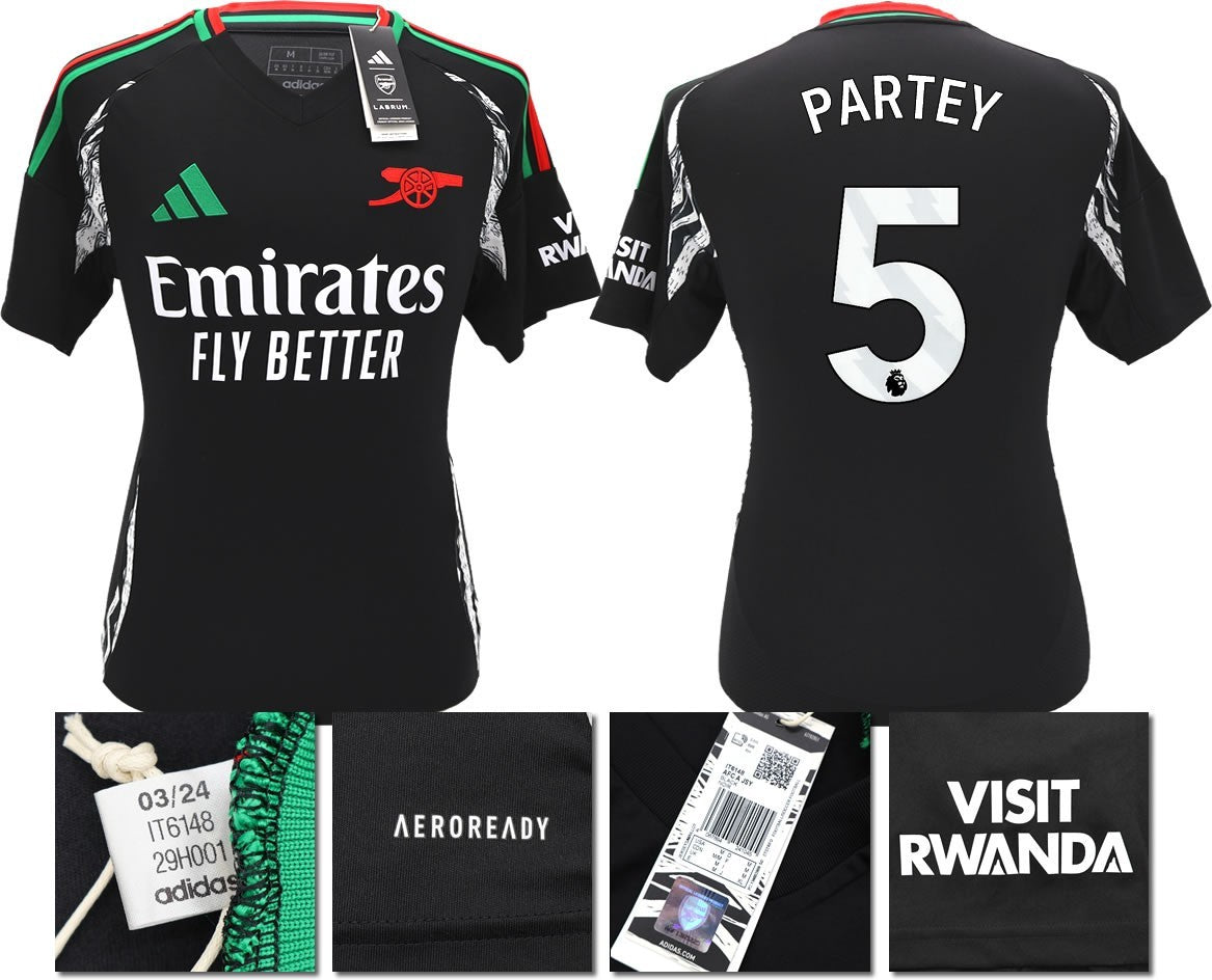 BNWT 2024/2025 ARSENAL F.C. ADIDAS AWAY SHIRT partey 5