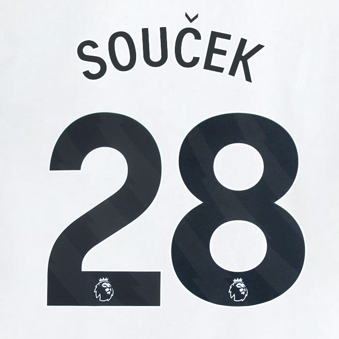 2023 2024 WEST HAM SOUCEK 28 OFFICIAL AWAY BLACK PLAYER SIZE NAMESET