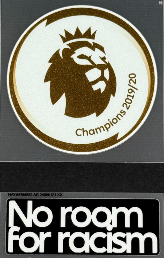 20/21 AVERY DENNISON PREMIER LEAGUE WINNERS PLAYER SIZE SLEEVE PATCH LIVERPOOL