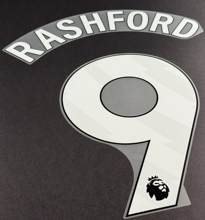 ASTON VILLA 2024/25 RASHFORD 9 OFFICIAL AVERY DENNISON WHITE PLAYER SIZE 250MM