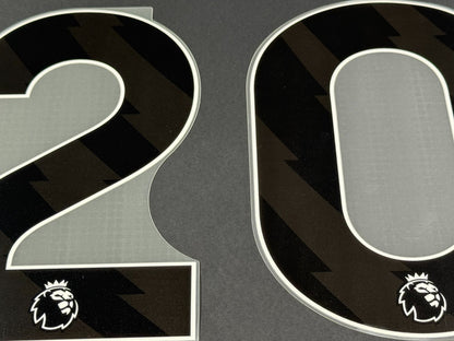 2024 2025 OFFICIAL LIVERPOOL DIOGO J. 20 BLACK PLAYER SIZE NAMESET 250MM
