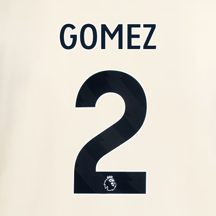2025 2026 OFFICIAL LIVERPOOL GOMEZ 2 BLACK AWAY PLAYER SIZE NAMESET