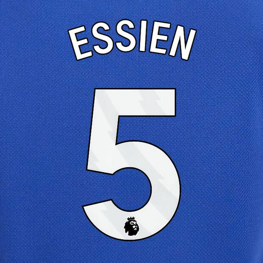 2023 2024 OFFICIAL CHELSEA ESSIEN 5 WHITE HOME PLAYER SIZE NAMESET
