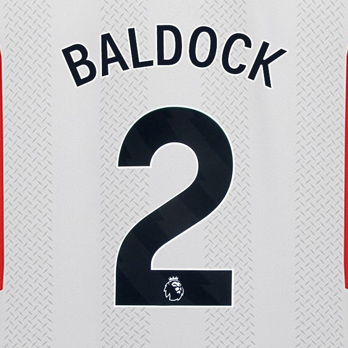2023 2024 SHEFFIELD UNITED OFFICIAL BALDOCK 2 BLACK 3RD PLAYER SIZE NAMESET