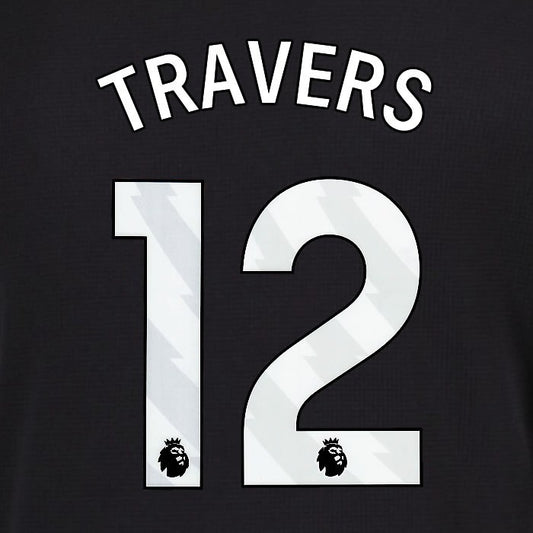 2025 2026 EVERTON GUEYE 27 OFFICIAL WHITE 3RD PLAYER SIZE NAMESET