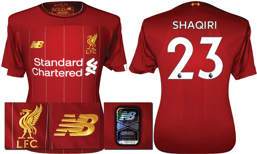 BNWT 2019 2020 NEW BALANCE LIVERPOOL HOME SHIRT SHAQIRI 23 MENS