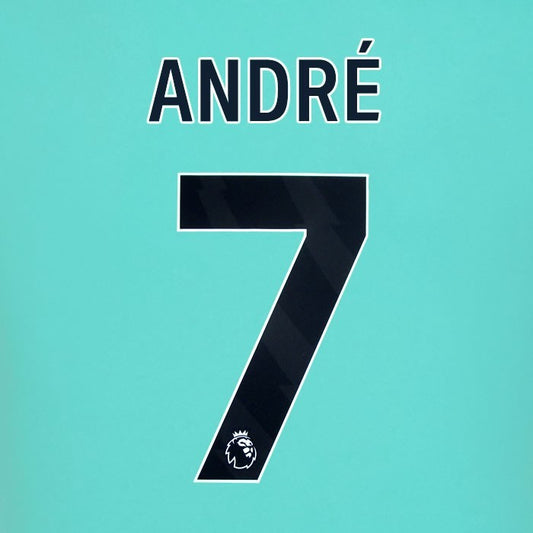 2025 2026 WOLVES AWAY BLACK ANDRE 7 OFFICIAL PLAYER SIZE NAMESET