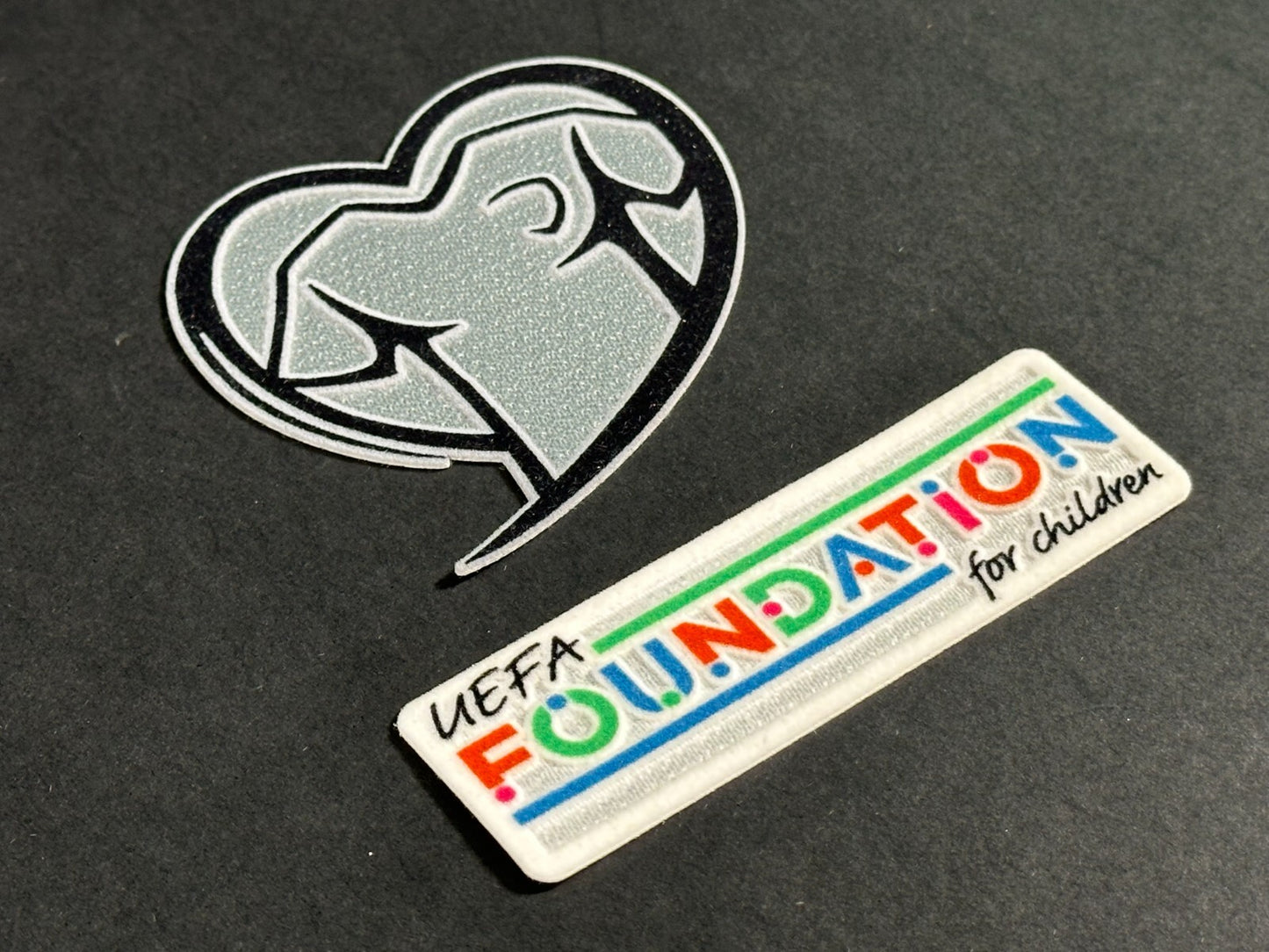 2023 2024 OFFICIAL SPORTING ID UEFA QUALIFIER & FOUNDATION SLEEVE PATCH SET