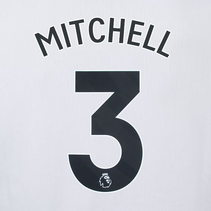 2023 2024 OFFICIAL CRYSTAL PALACE MITCHELL 3 BLACK AWAY PLAYER SIZE NAMESET