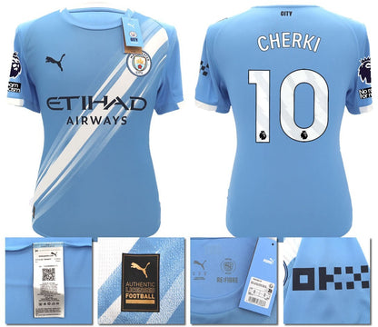 BNWT 2025 2026 MAN CITY PUMA HOME CHERKI 10 FOOTBALL SHIRT