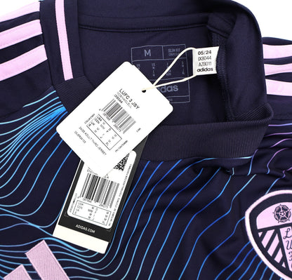 BNWT ADIDAS 2024 2025 LEEDS UNITED THIRD PIROE 10 + PATCHES SHIRT MENS MEDIUM