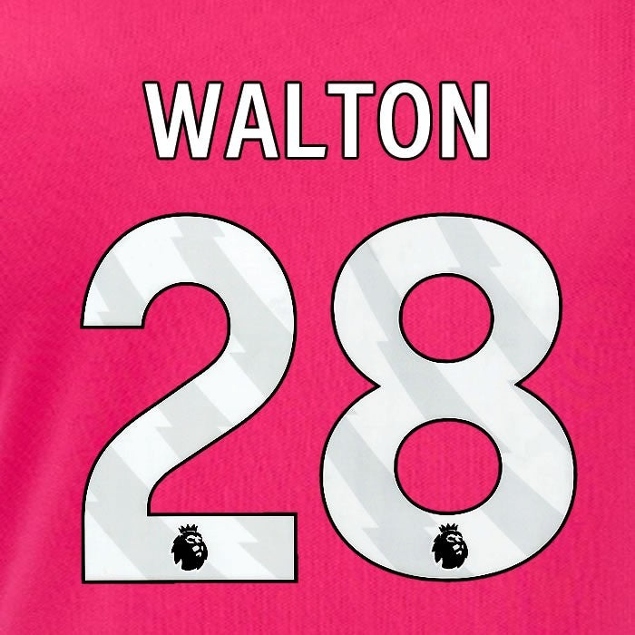 2024 2025 OFFICIAL IPSWICH TOWN WALTON 28 WHITE 3RD PLAYER SIZE NAME SET