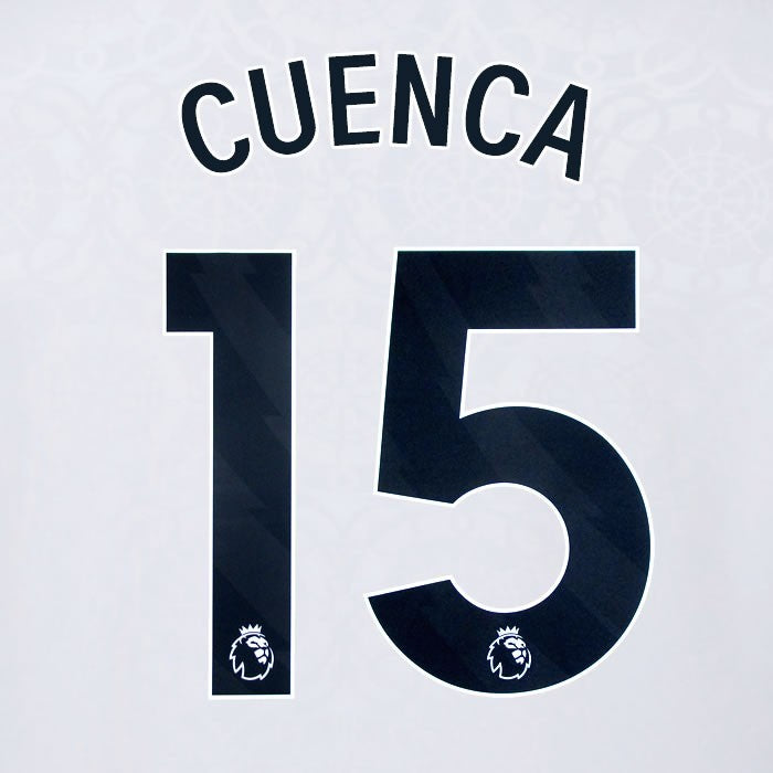2025 2026 OFFICIAL FULHAM CUENCA 15 BLACK HOME PLAYER SIZE NAMESET