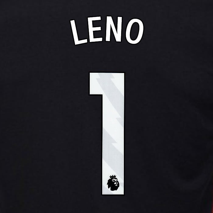 2024 2025 OFFICIAL FULHAM LENO 1 WHITE AWAY PLAYER SIZE NAMESET