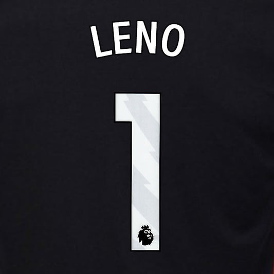 2024 2025 OFFICIAL FULHAM LENO 1 WHITE AWAY PLAYER SIZE NAMESET
