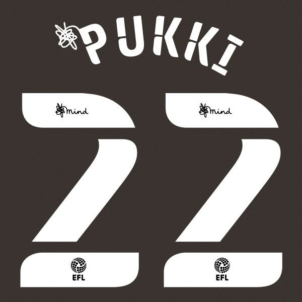 NORWICH 2020 2021 OFFICIAL PUKKI 22 3RD PLAYER SIZE NAME SET
