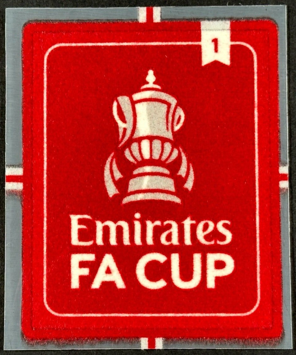 2024 OFFICIAL SPORTING ID EMIRATES FA CUP LEEDS UNITED FC 1X WINNERS PATCH