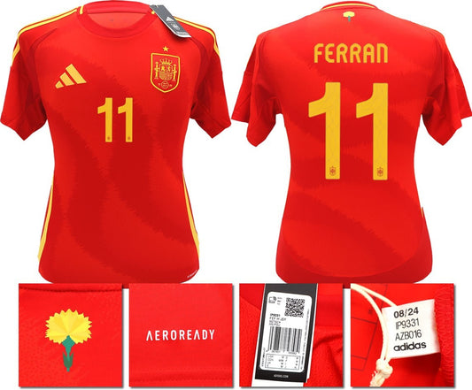 BNWT 2024 2025 SPAIN ADIDAS HOME SHIRT FERRAN 11 MEN'S