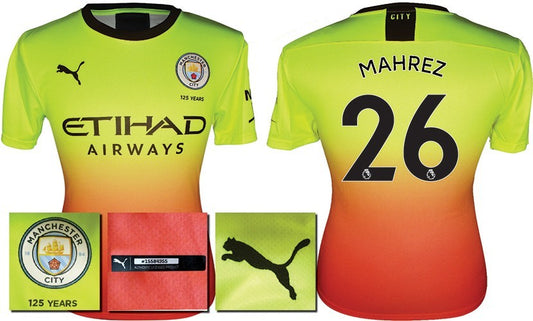 BRAND NEW 2019 2020 PUMA MANCHESTER CITY 3RD SHIRT MAHREZ 26 MEN'S MEDIUM