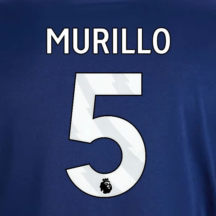 2024 2025 OFFICIAL NOTTINGHAM MURILLO 5 WHITE AWAY PLAYER SIZE NAMESET