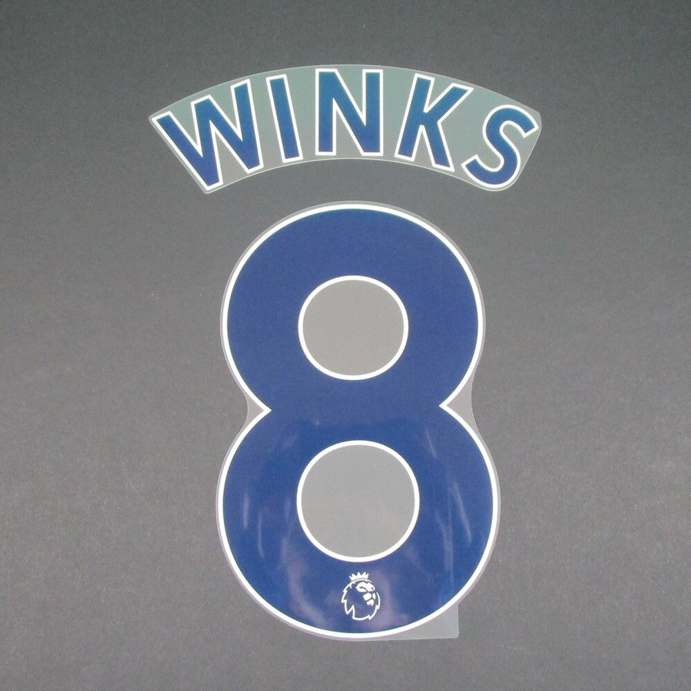TOTTENHAM 2019-23 WINKS 8 OFFICIAL AVERY DENNISON NAVY PLAYER SIZE NAME SET