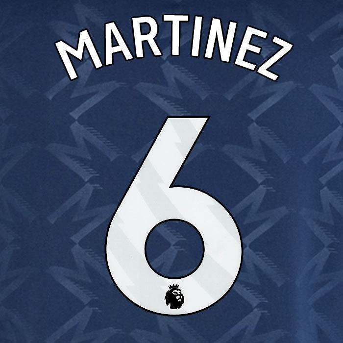 2024 2025 MANCHESTER UNITED MARTINEZ 6 AWAY WHITE PLAYER SIZE NAMESET