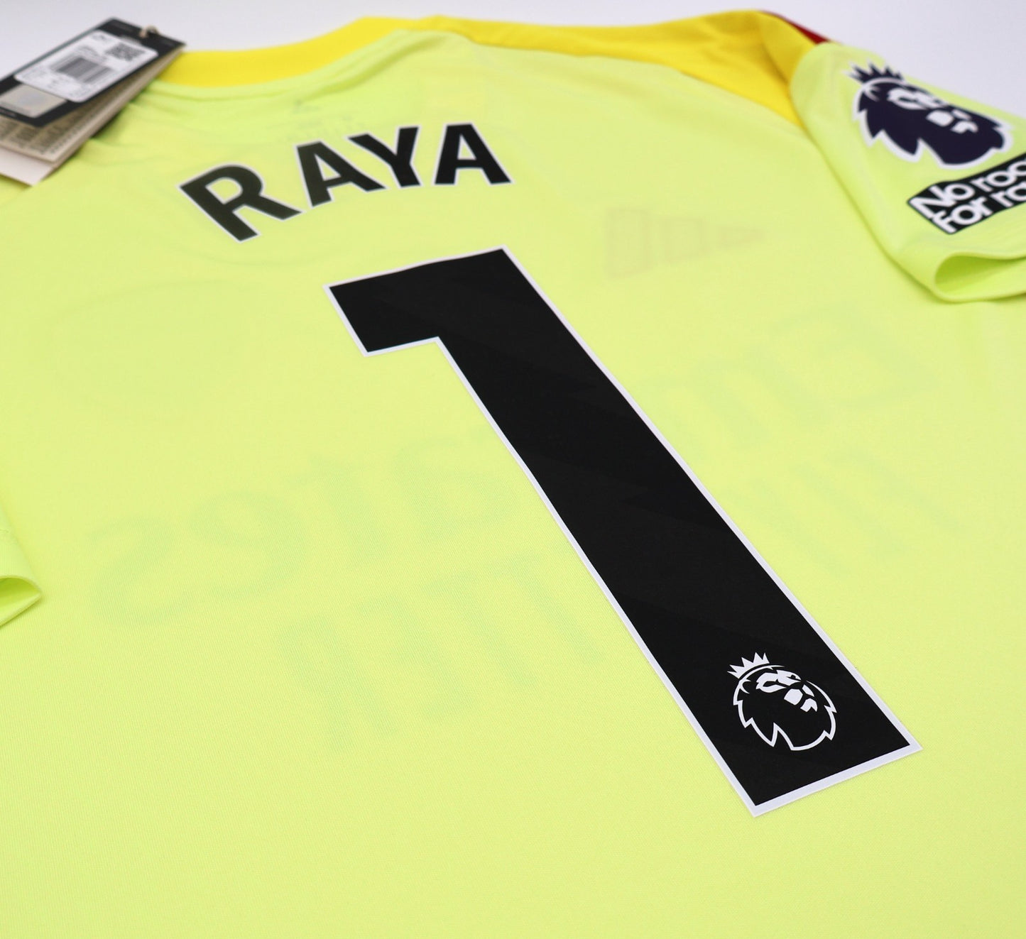 BNWT 2025 2026 ARSENAL FC  ADIDAS HOME GOALKEEPER SHIRT RAYA 1 + PATCHES