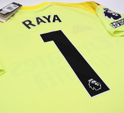 BNWT 2025 2026 ARSENAL FC  ADIDAS HOME GOALKEEPER SHIRT RAYA 1 + PATCHES