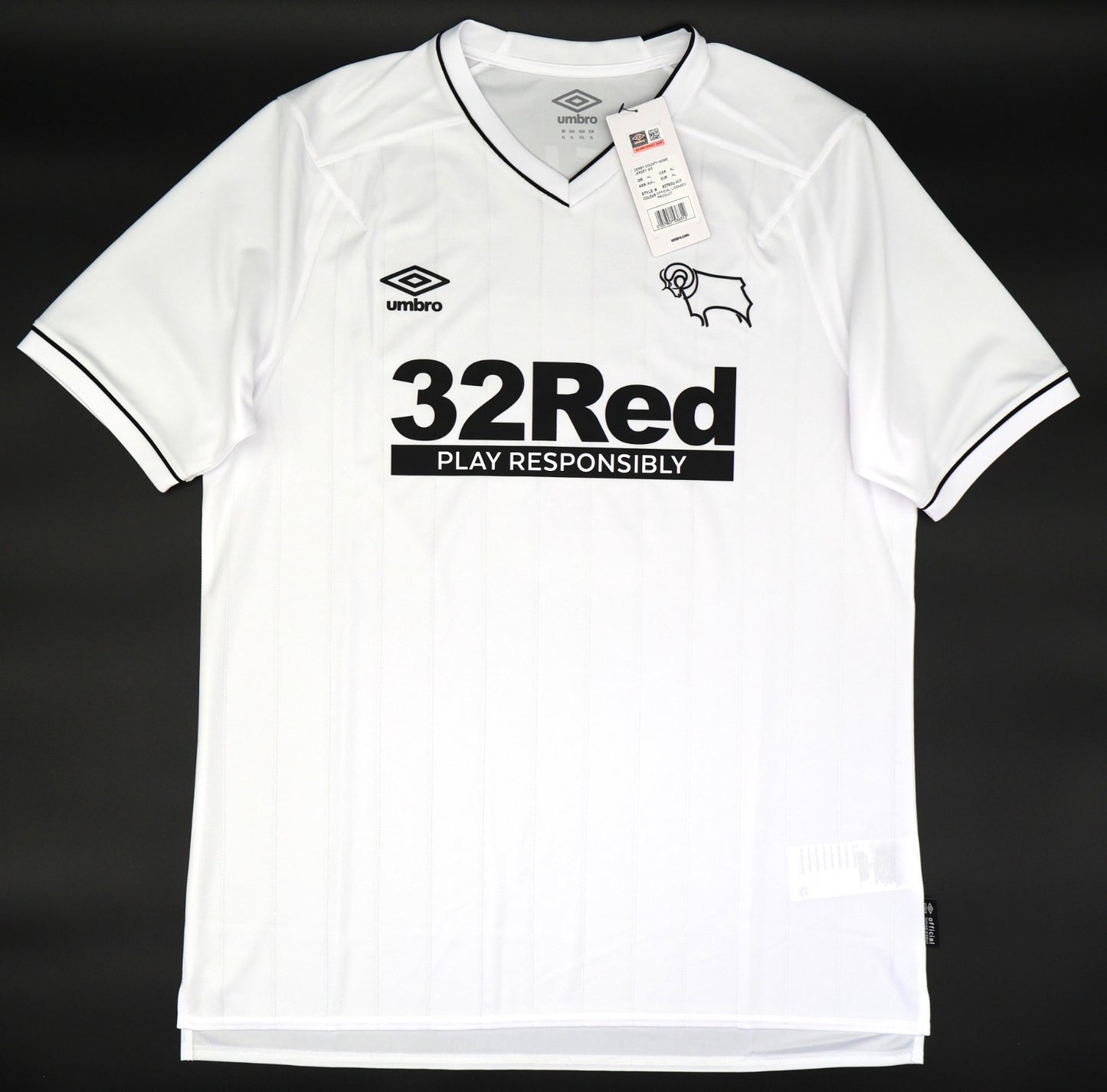 BNWT 2020 2021 DERBY HOME UMBRO FOOTBALL SHIRT BIELIK 5 MEN'S XL