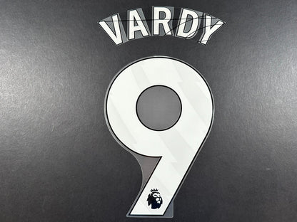 2024 2025 OFFICIAL LEICESTER CITY VARDY 9 WHITE PLAYER SIZE NAME SET