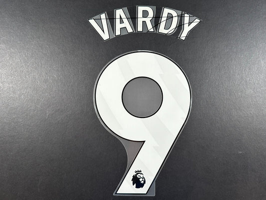 2024 2025 OFFICIAL LEICESTER CITY VARDY 9 WHITE PLAYER SIZE NAME SET