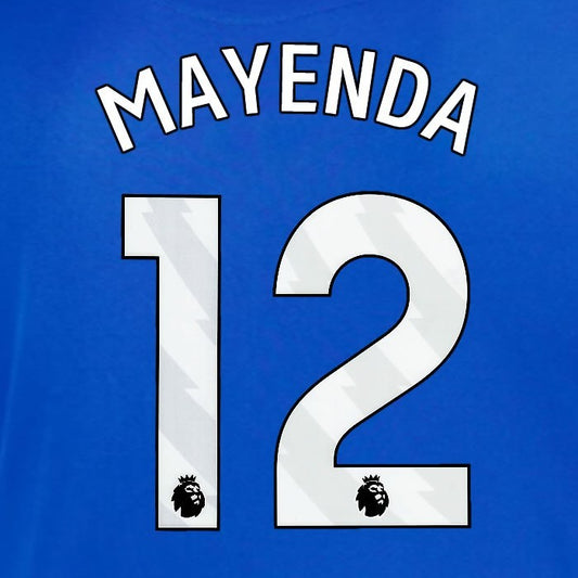2025 2026 OFFICIAL SUNDERLAND MAYENDA 12 WHITE AWAY PLAYER SIZE NAME SET