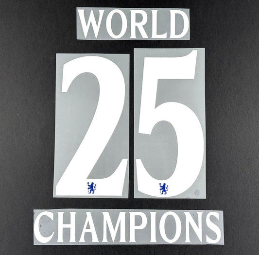 2025 2026 OFFICIAL CHELSEA WORLD CHAMPIONS 25 HOME CUP PRINT PLAYER SIZE