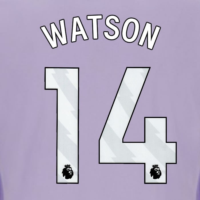 2025 2026 OFFICIAL BRIGHTON WATSON 14 AWAY WHITE PLAYER SIZE NAMESET