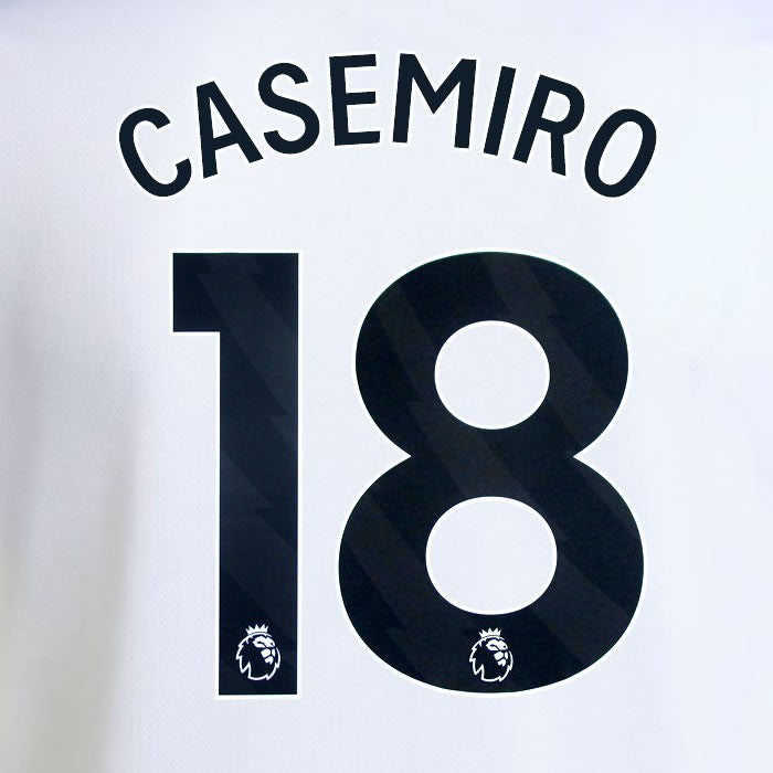 2025 2026 MANCHESTER UNITED CASEMIRO 18 AWAY BLACK PLAYER SIZE NAMESET