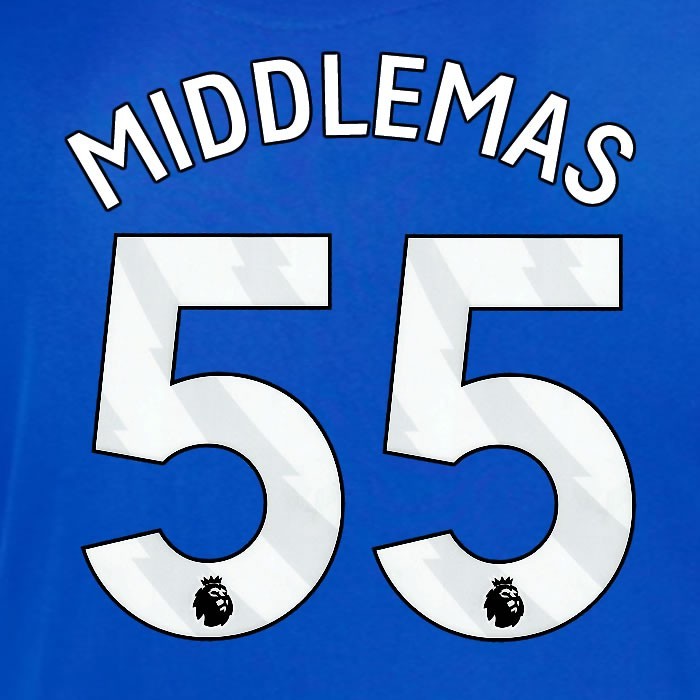 2025 2026 OFFICIAL SUNDERLAND MIDDLEMAS 55 WHITE AWAY PLAYER SIZE NAME SET