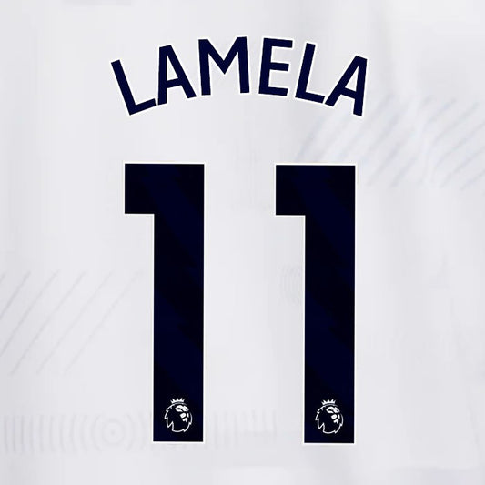 SPURS 2023 2024 LAMELA 11 BLUE HOME PLAYER SIZE NAME SET